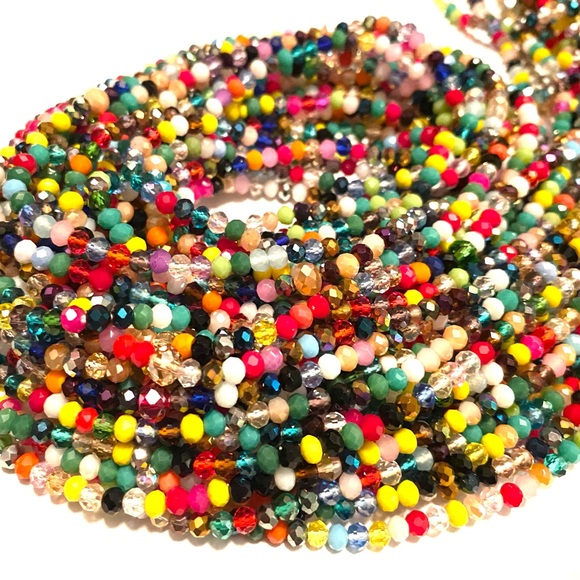 NEW Waistbeads‼️a beautiful bead 📿 for every beautiful body Multicolor Crystal - Picture 3 of 9